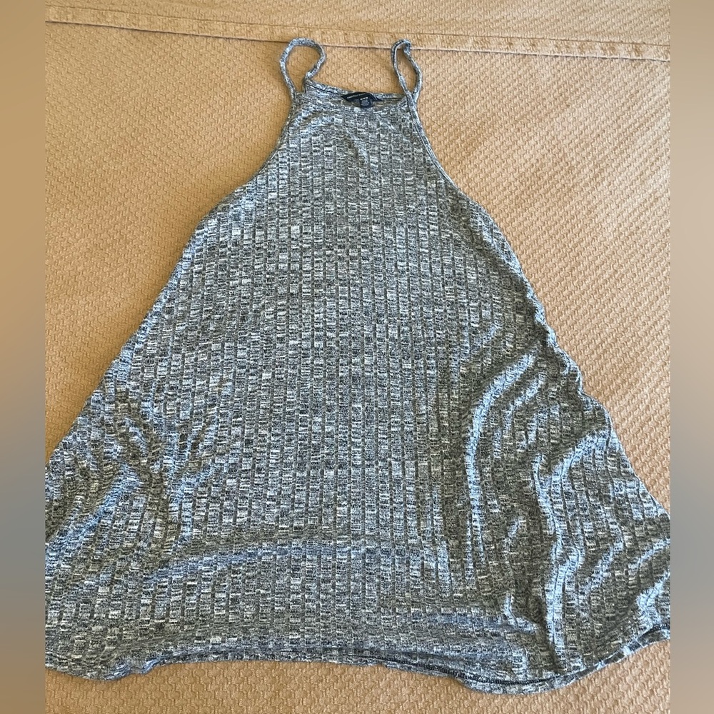 Gray Sleeveless Women's Top